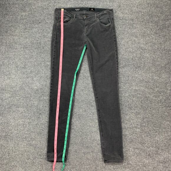 AG Adriano Goldschmied Legging Super Skinny Pant Womens 28 Gray Low Rise Stretch - Picture 7 of 12